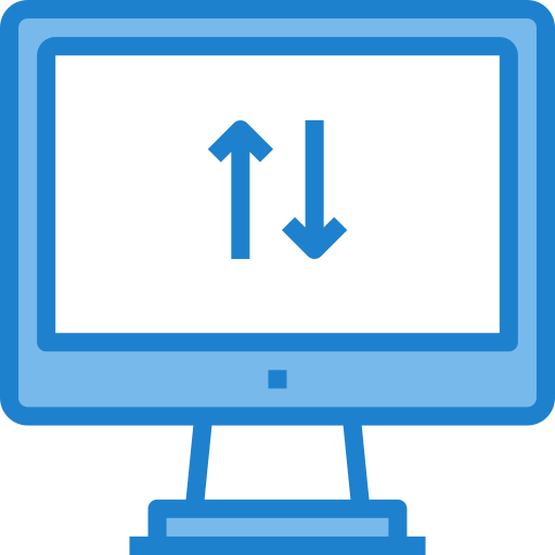 Computer itim2101 Blue icon