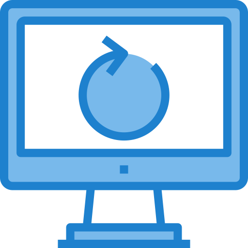 Computer itim2101 Blue icon