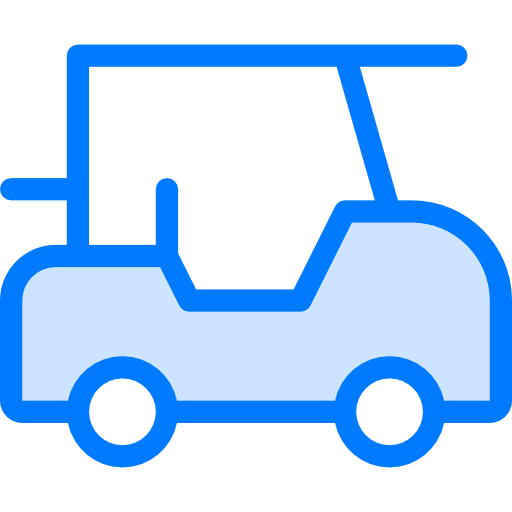 Golf cart Vitaliy Gorbachev Blue icon