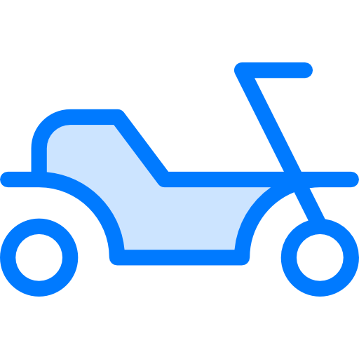 Motorcycle Vitaliy Gorbachev Blue icon