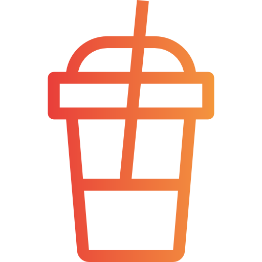 Ледяной кофе itim2101 Gradient иконка
