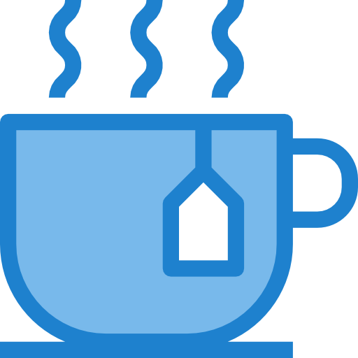 Hot tea itim2101 Blue icon