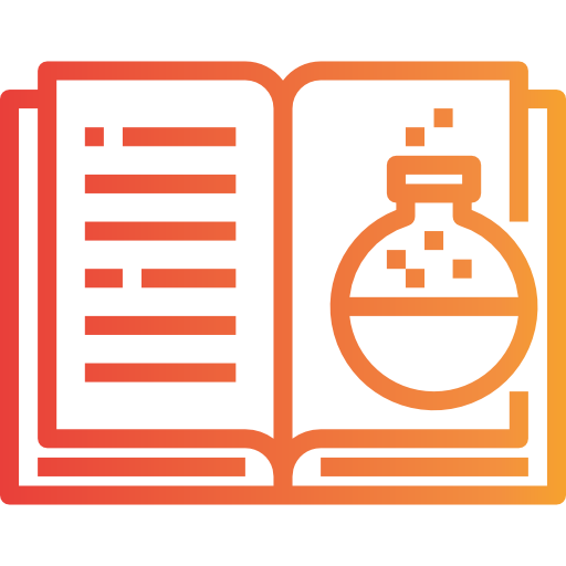 과학 책 itim2101 Gradient icon