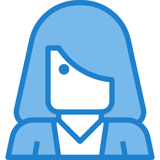 vrouw itim2101 Blue icoon