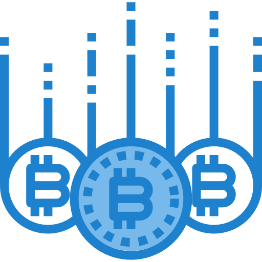 Bitcoin itim2101 Blue icon