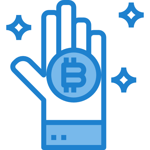 bitcoin itim2101 Blue icono