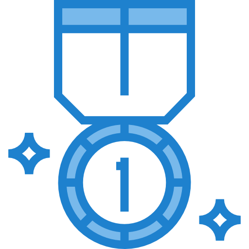 médaille itim2101 Blue Icône
