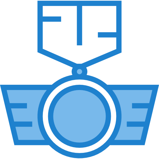 medalla itim2101 Blue icono