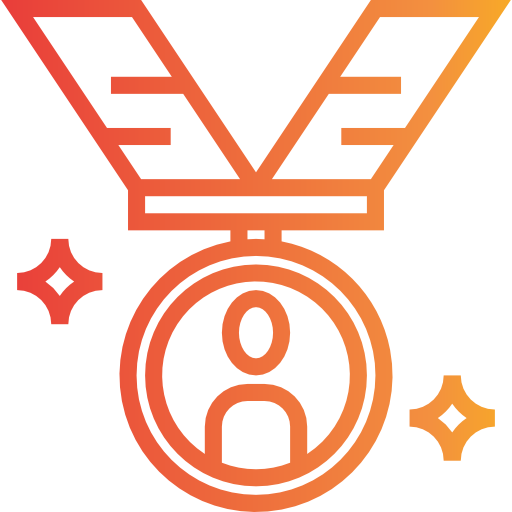 medalla itim2101 Gradient icono