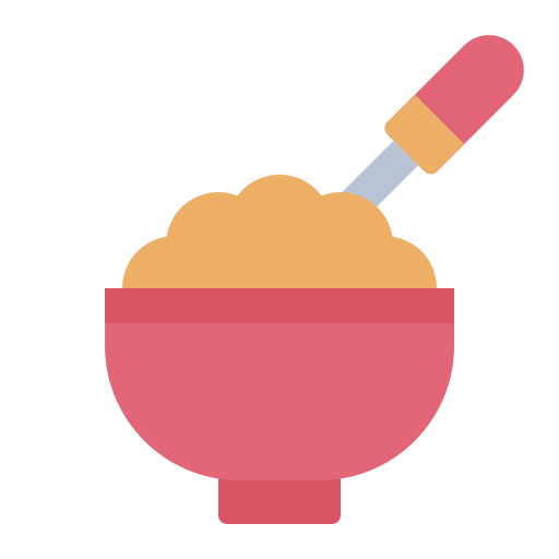 jedzenie dla dzieci Generic color fill ikona