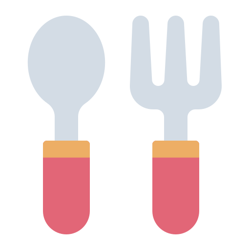 Baby cutlery Generic color fill icon
