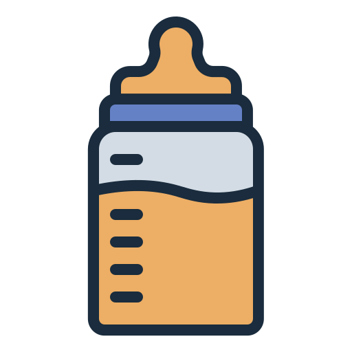 Бутылочка для кормления Generic color lineal-color иконка