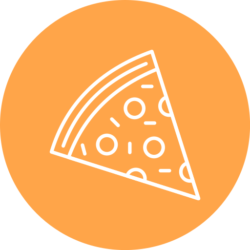 ピザのスライス Generic color fill icon