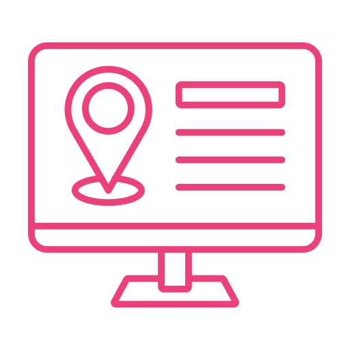 Location marker Generic color outline icon