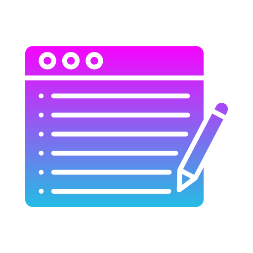texter Generic gradient fill icon