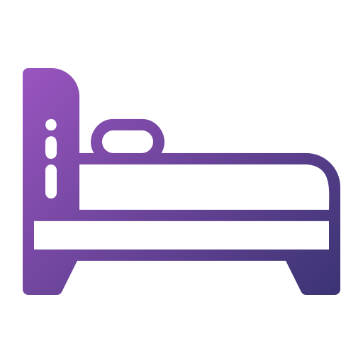 bed Generic gradient fill icon