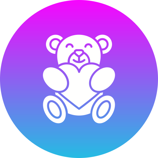 Teddy bear Generic gradient fill icon