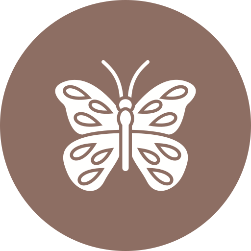 나비 Generic color fill icon