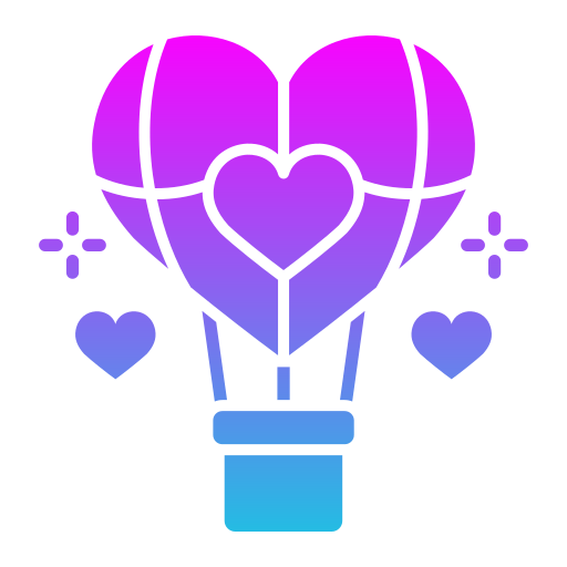 Hot air balloon Generic gradient fill icon