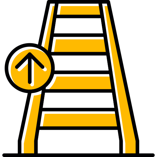escalier mécanique Generic color lineal-color Icône