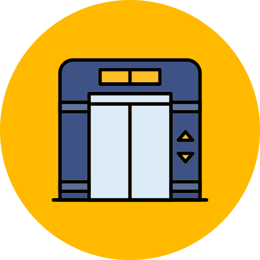 エレベーター Generic color lineal-color icon