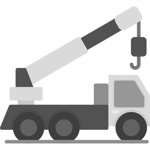 Crane truck Generic color fill icon