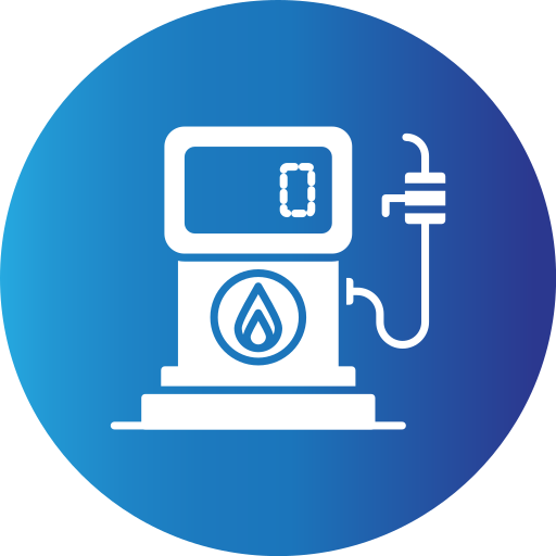 benzinestation Generic gradient fill icoon