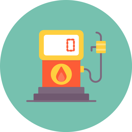 estación de petroleo Generic color fill icono