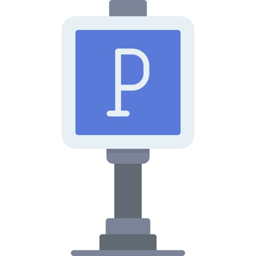 parkeer teken Generic color fill icoon