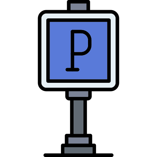 señal de estacionamiento Generic color lineal-color icono