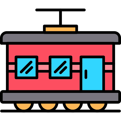 tranvía Generic color lineal-color icono