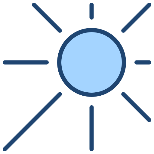 햇빛 Generic color lineal-color icon