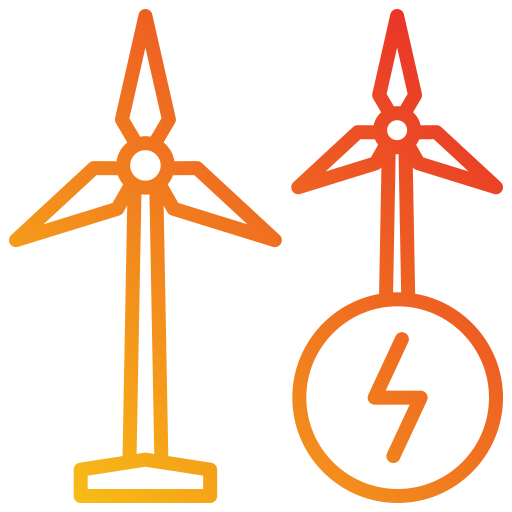 energia wiatrowa Generic gradient outline ikona