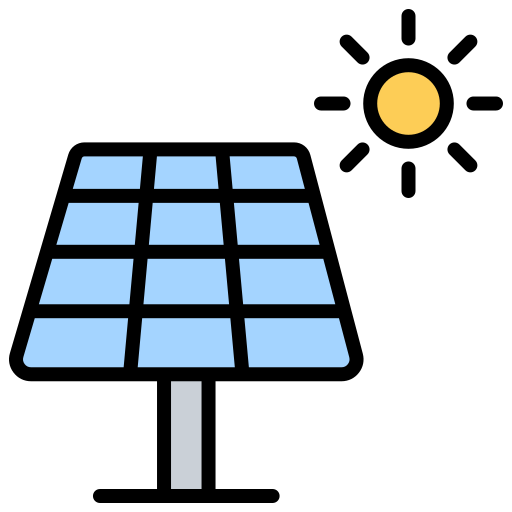 painel solar Generic color lineal-color Ícone