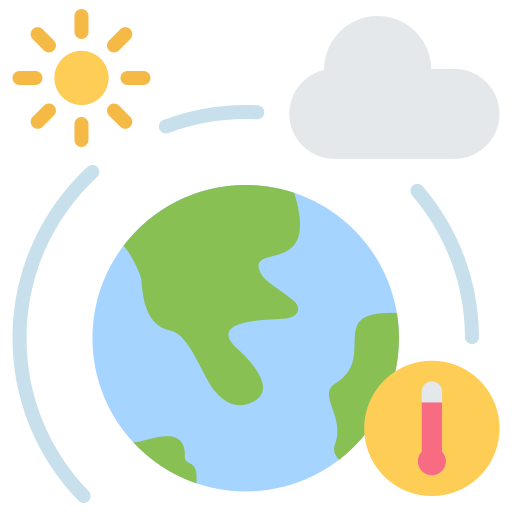 klimaatverandering Generic color fill icoon