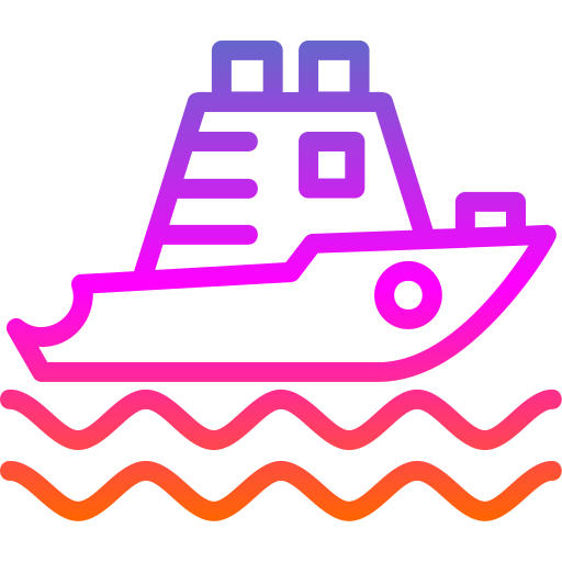 yatch Generic gradient outline icon