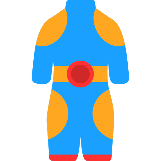 strój do nurkowania Generic color fill ikona