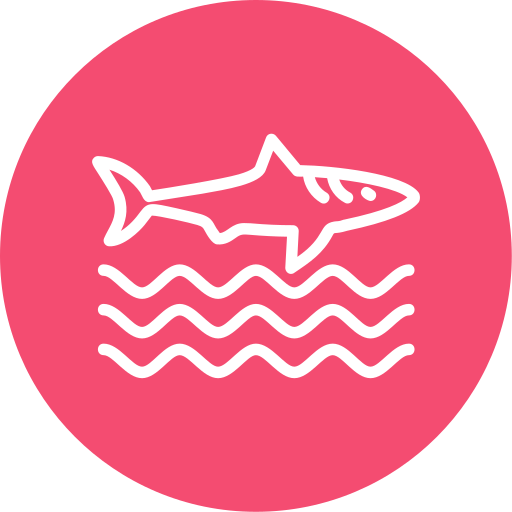 tiburón Generic color fill icono