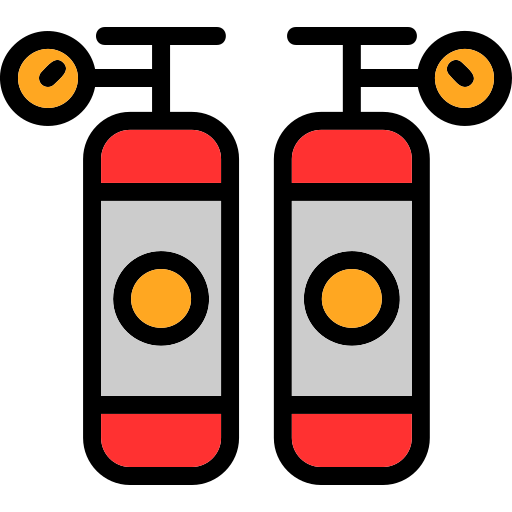 酸素タンク Generic color lineal-color icon