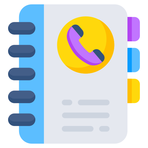 Phonebook Generic color fill icon