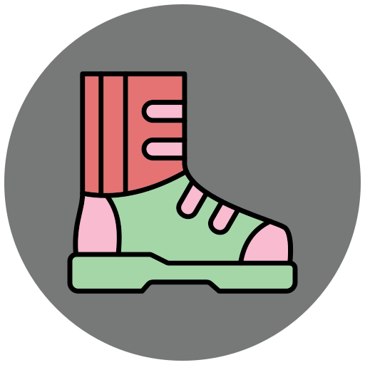 zapatos Generic color lineal-color icono