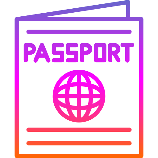 Passport Generic gradient outline icon