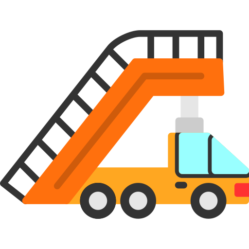 Stair truck Generic color fill icon