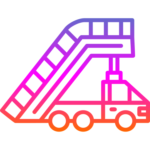 Stair truck Generic gradient outline icon
