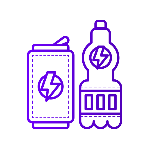 Energy drink Generic gradient outline icon