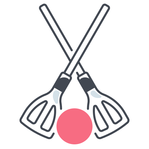 Broomball Generic color fill icon