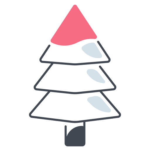 Christmas Tree Generic color fill icon