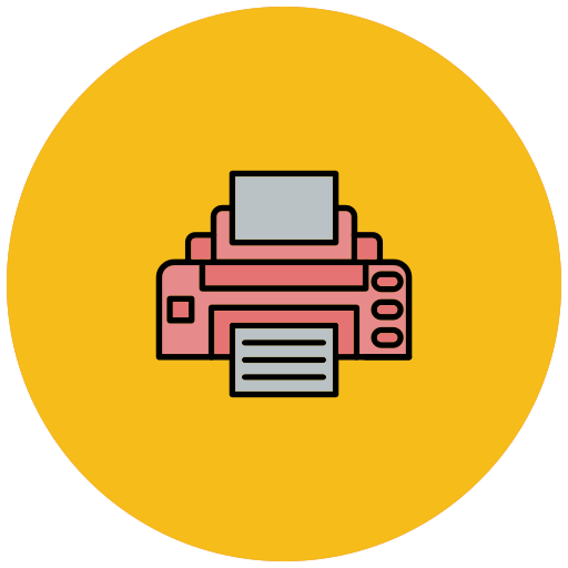 Printing Generic color lineal-color icon