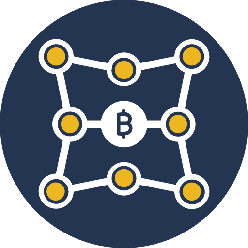 Blockchain Generic color fill icon