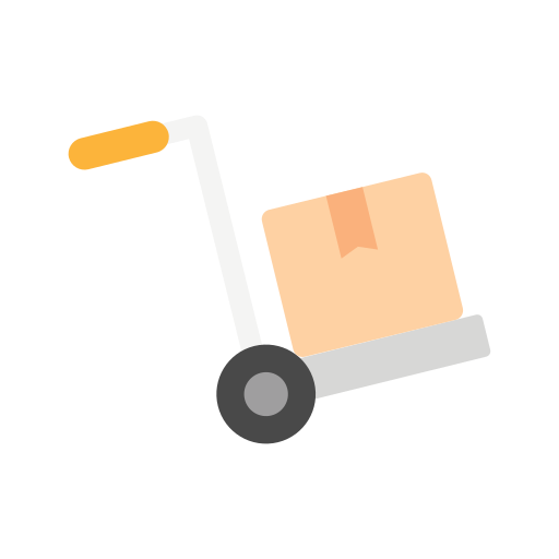 Trolley cart Generic color fill icon